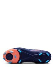 Nike Blue Adults Phantom Erling Haaland Academy Multi Ground Football Boots - Image 8 of 11