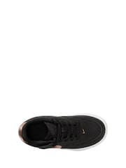 Nike Black/Bronze Infant Air Force 1 EasyOn Trainers - Image 3 of 4
