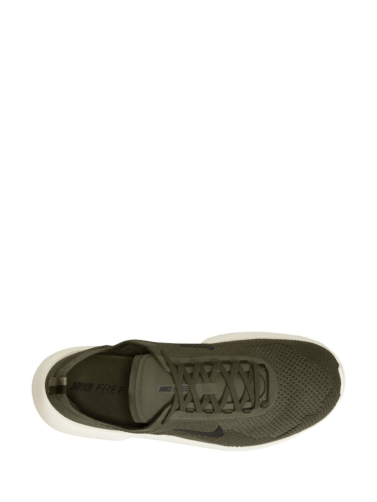 Nike Green/White Free RN Gym Trainers - Image 4 of 9