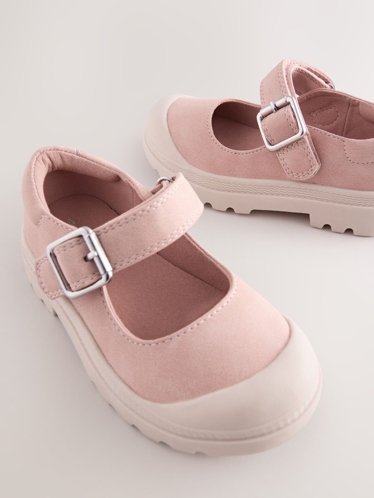 Pink Chunky Mary Jane Shoes - Image 4 of 6