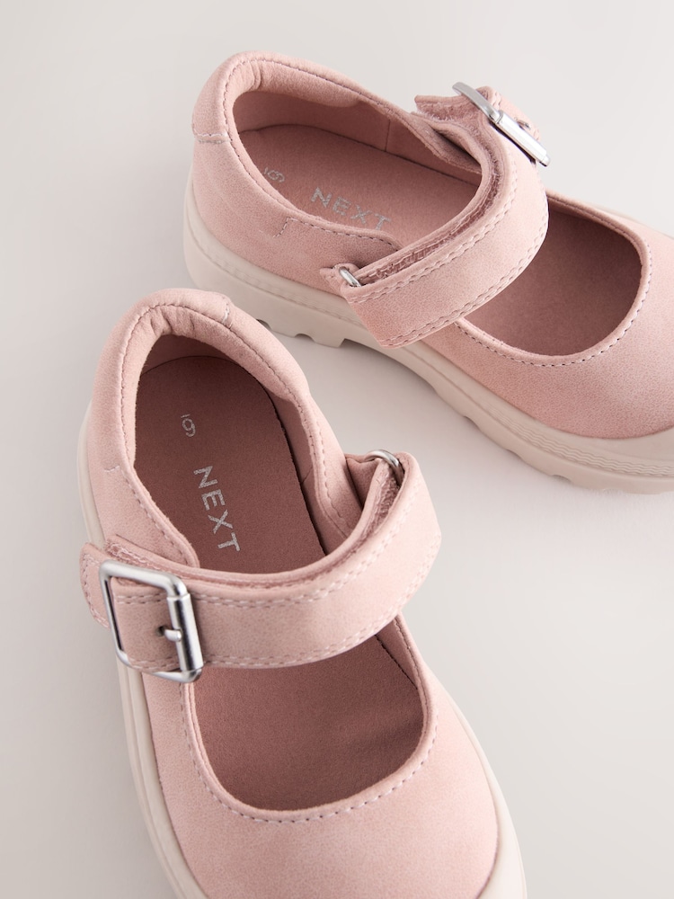 Pink Chunky Mary Jane Shoes - Image 5 of 6