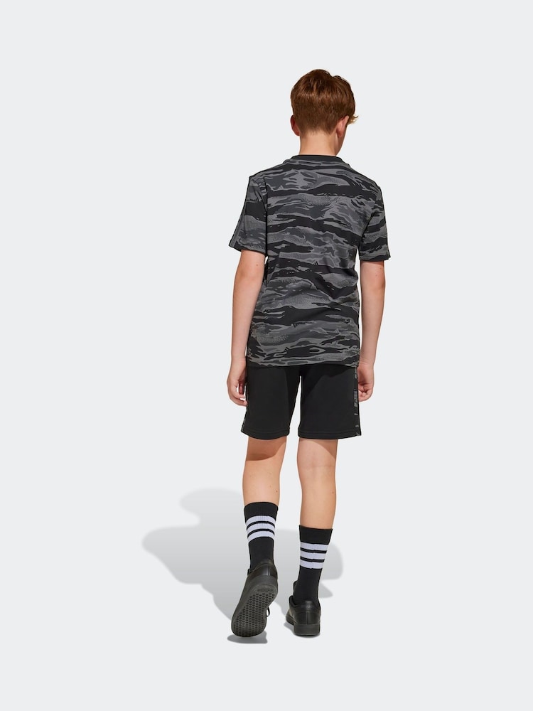 adidas Black Camo Shorts - Image 2 of 8