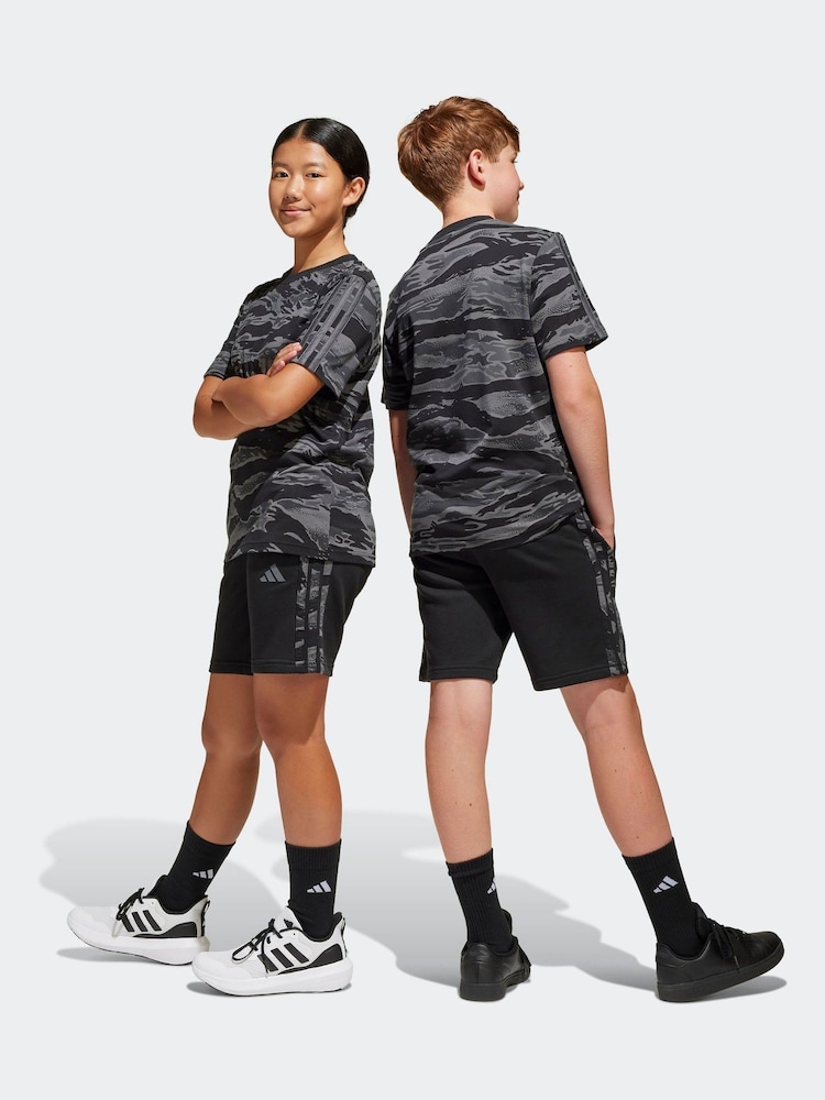 adidas Black Camo Shorts - Image 5 of 8