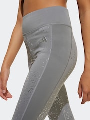 adidas Grey Optime Glam 7/8 Leggings - Image 5 of 7