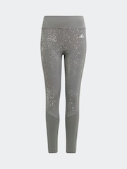 adidas Grey Optime Glam 7/8 Leggings - Image 7 of 7
