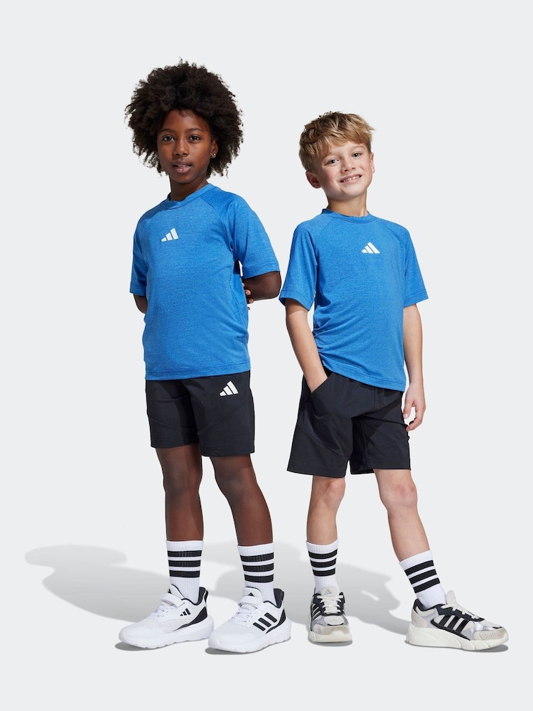 adidas Blue All Sports Favorite Top and Shorts Set - Image 1 of 1