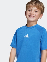 adidas Blue All Sports Favorite Top and Shorts Set - Image 4 of 10