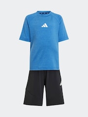 adidas Blue All Sports Favorite Top and Shorts Set - Image 8 of 10