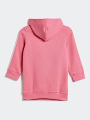 adidas Pink Essentials Tiberio 3 Stripe Hoodie and Legging Set - Image 3 of 7