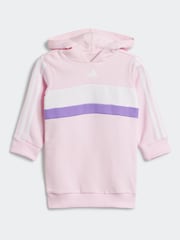 adidas Pink Essentials Tiberio 3 Stripe Hoodie and Legging Set - Image 2 of 7
