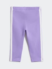 adidas Pink Essentials Tiberio 3 Stripe Hoodie and Legging Set - Image 6 of 7