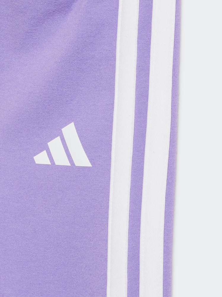 adidas Pink Essentials Tiberio 3 Stripe Hoodie and Legging Set - Image 7 of 7