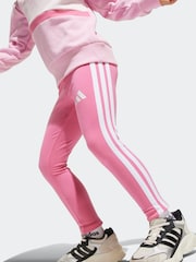 adidas Pink Essentials Tiberio 3 Stripe Tracksuit - Image 4 of 7