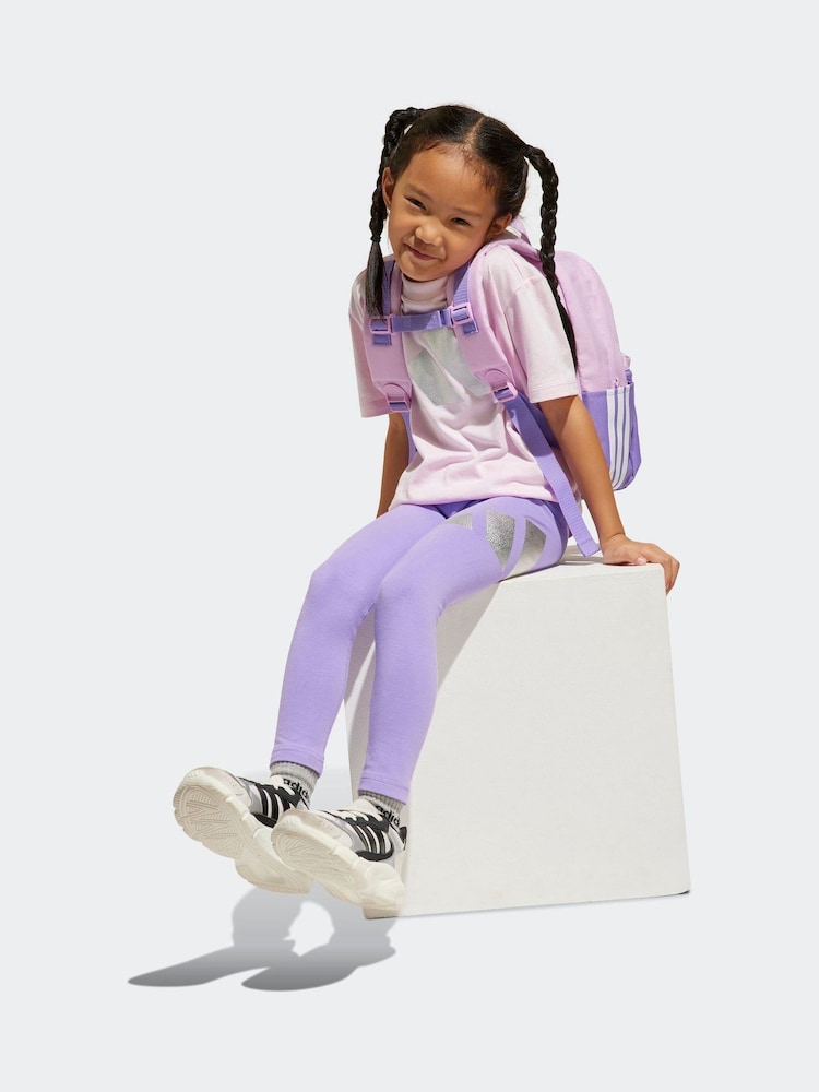 adidas Pink Essentials Glam Leggings - Image 3 of 8