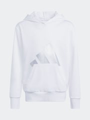 Белый - Хлопковая толстовка adidas Essentials Glam - Изображение 6 из 6