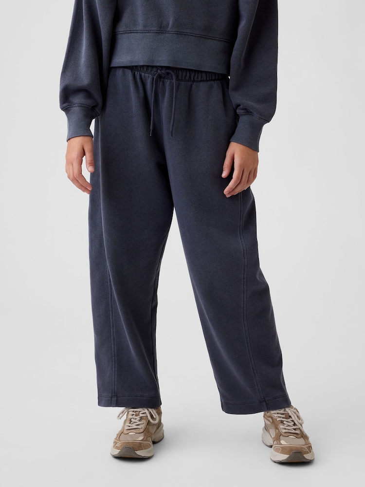 Vasket Svart - Gap Vintage Soft Relaxed Barrel Joggers (4-13yrs) - Bilde 1 av 5