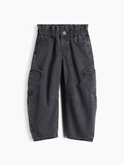 Gap Black Heart Pocket Barrel Horseshoe Jeans (6mths-5yrs) - Image 1 of 2