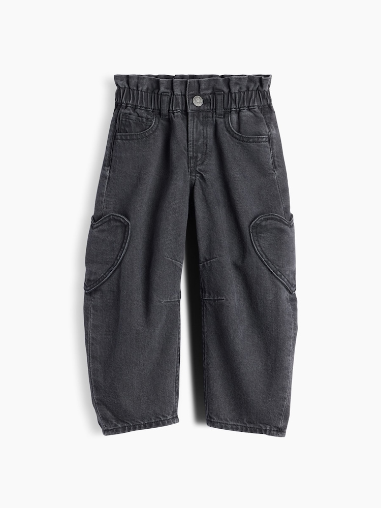 Gap Black Heart Pocket Barrel Horseshoe Jeans (6mths-5yrs) - Image 1 of 2 Gap Black Heart Pocket Barrel Horseshoe Jeans (6mths-5yrs) - Image 1 of 2