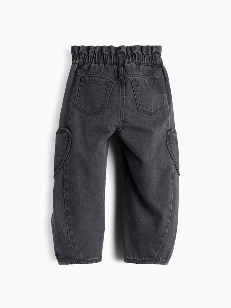 Gap Black Heart Pocket Barrel Horseshoe Jeans (6mths-5yrs) - Image 2 of 2 Gap Black Heart Pocket Barrel Horseshoe Jeans (6mths-5yrs) - Image 2 of 2