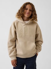 Maro deschis - Gap Relaxed Logo Hanorac cu glugă (4-13yrs) - Imaginea 1 din 4