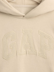 Maro deschis - Gap Relaxed Logo Hanorac cu glugă (4-13yrs) - Imaginea 4 din 4