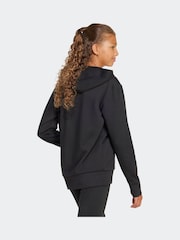 Черный - Хлопковая толстовка adidas Essentials Glam - Изображение 2 из 6