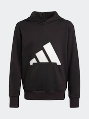 Черный - Хлопковая толстовка adidas Essentials Glam - Изображение 6 из 6