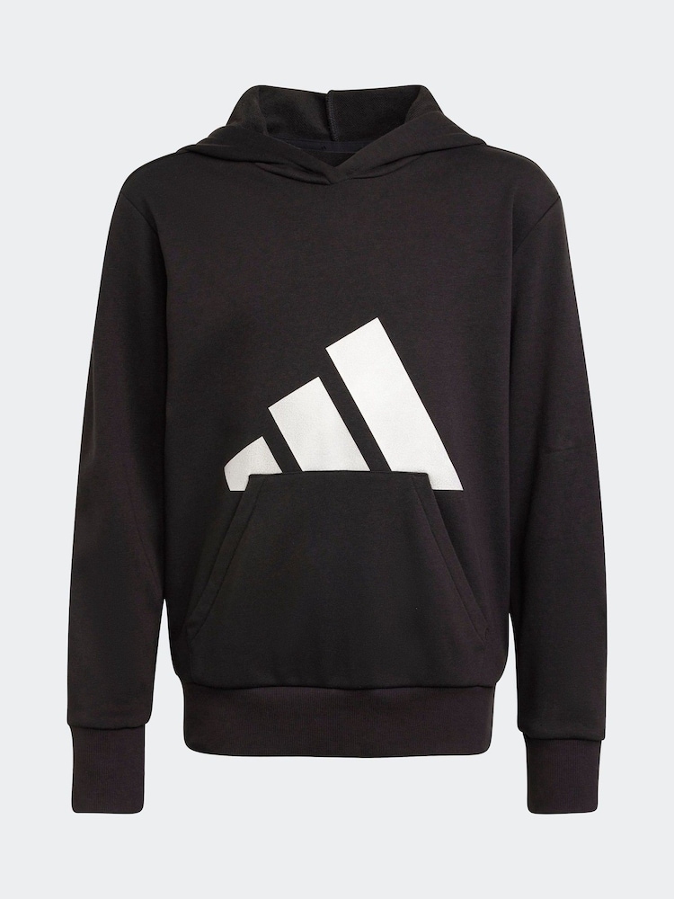Черный - Хлопковая толстовка adidas Essentials Glam - Изображение 6 из 6