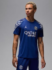 Nike Blue PSG Fourth Stadium Football Shirt - Image 1 of 10