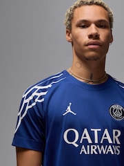 Nike Blue PSG Fourth Stadium Football Shirt - Image 4 of 10