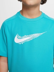 Nike Cactus Blue Multi Dri-FIT Short Sleeve T-Shirt - Image 5 of 5