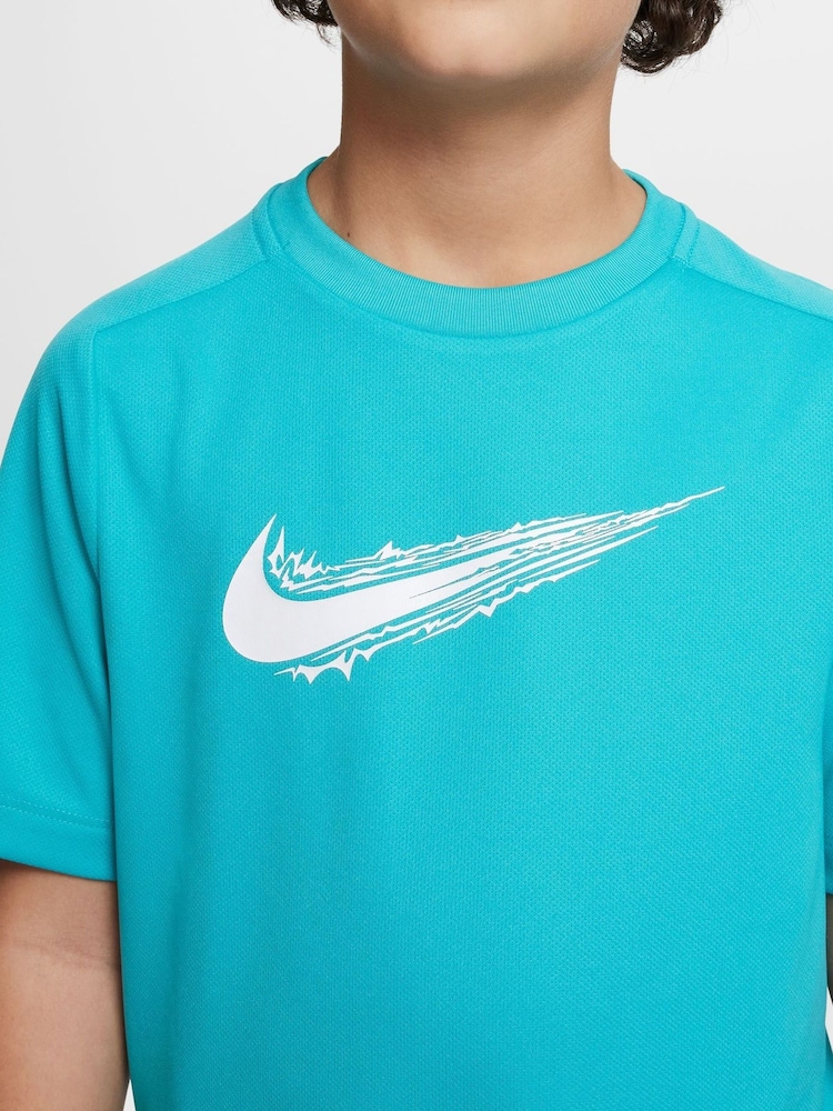 Nike Cactus Blue Multi Dri-FIT Short Sleeve T-Shirt - Image 5 of 5