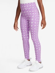 Nike Rush Lilac One Dri-FIT Leggings - Image 1 of 3
