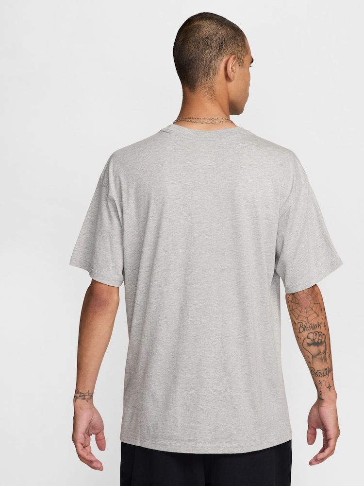 Nike Grey Sportswear Air Graphic T-Shirt - Image 2 of 10