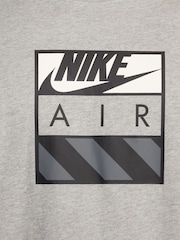 Nike Grey Sportswear Air Graphic T-Shirt - Image 8 of 10