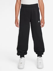 Nike Black Air Fleece 100% Cotton Joggers - Image 1 of 3