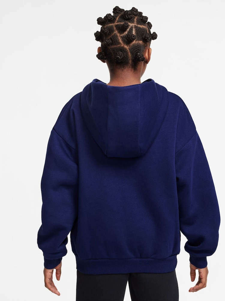 Nike Void Blue SB Easy On Oversized Pullover Hoodie - Image 2 of 3