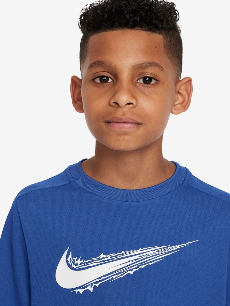 Nike Royal Blue Multi Dri-FIT Short Sleeve T-Shirt - Image 3 of 3