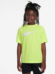 Nike Lemon Yellow Multi Dri-FIT Short Sleeve T-Shirt - Image 1 of 3
