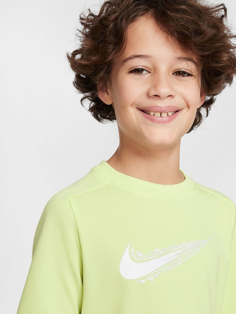 Zitronengelb - Nike Dri-fit T-Shirt - Bild 2 von 5
