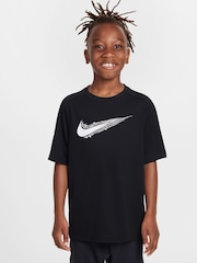 Nike Black Multi Dri-FIT Short Sleeve T-Shirt - Image 1 of 3