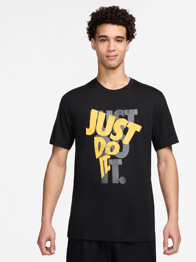 Nike Black Just Do It. Graphic T-Shirt - Image 1 of 3 Nike Black Just Do It. Graphic T-Shirt - Image 1 of 3
