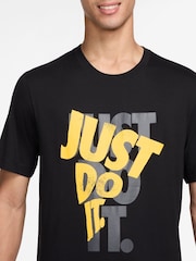 Nike Black Just Do It. Graphic T-Shirt - Image 3 of 3