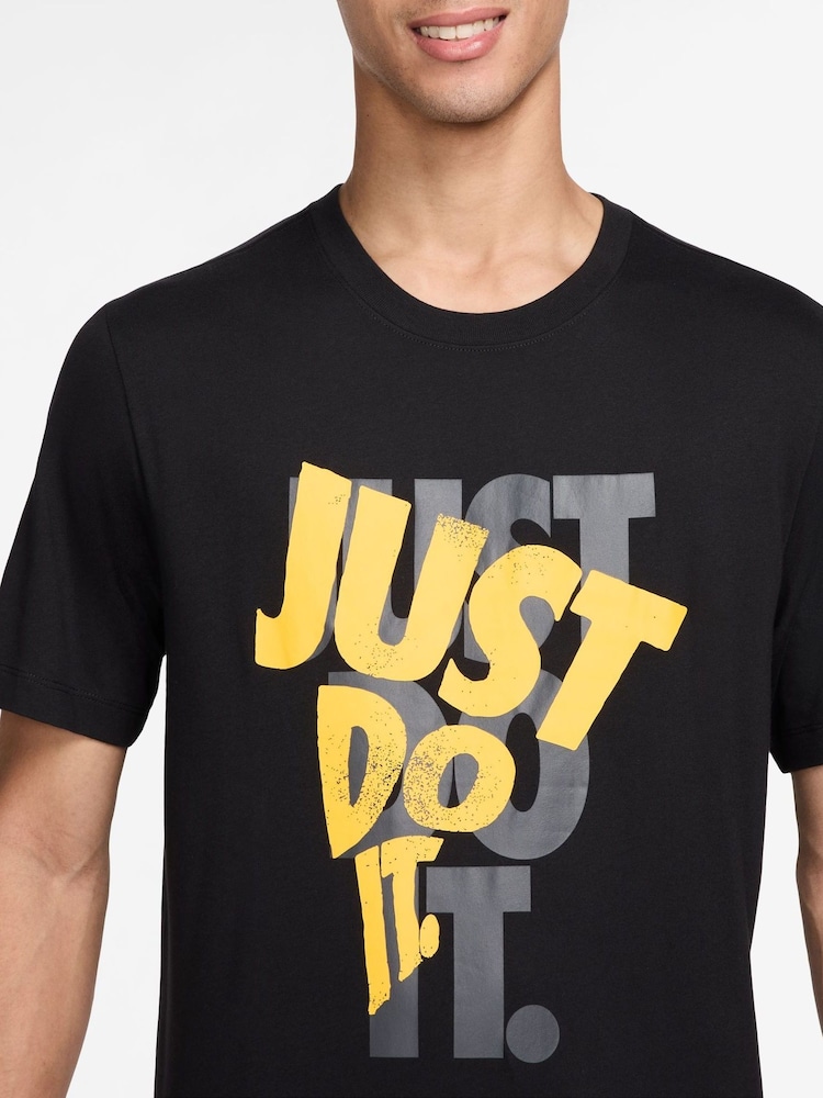 Nike Black Just Do It. Graphic T-Shirt - Image 3 of 3