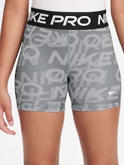 Nike Smoke Grey Dri-FIT Pro 5 Inch Shorts - Image 1 of 4
