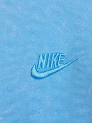 Nike University Blue Oversized Sportswear Premium T-Shirt - Image 4 of 7
