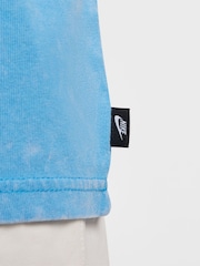 Nike University Blue Oversized Sportswear Premium T-Shirt - Image 5 of 7