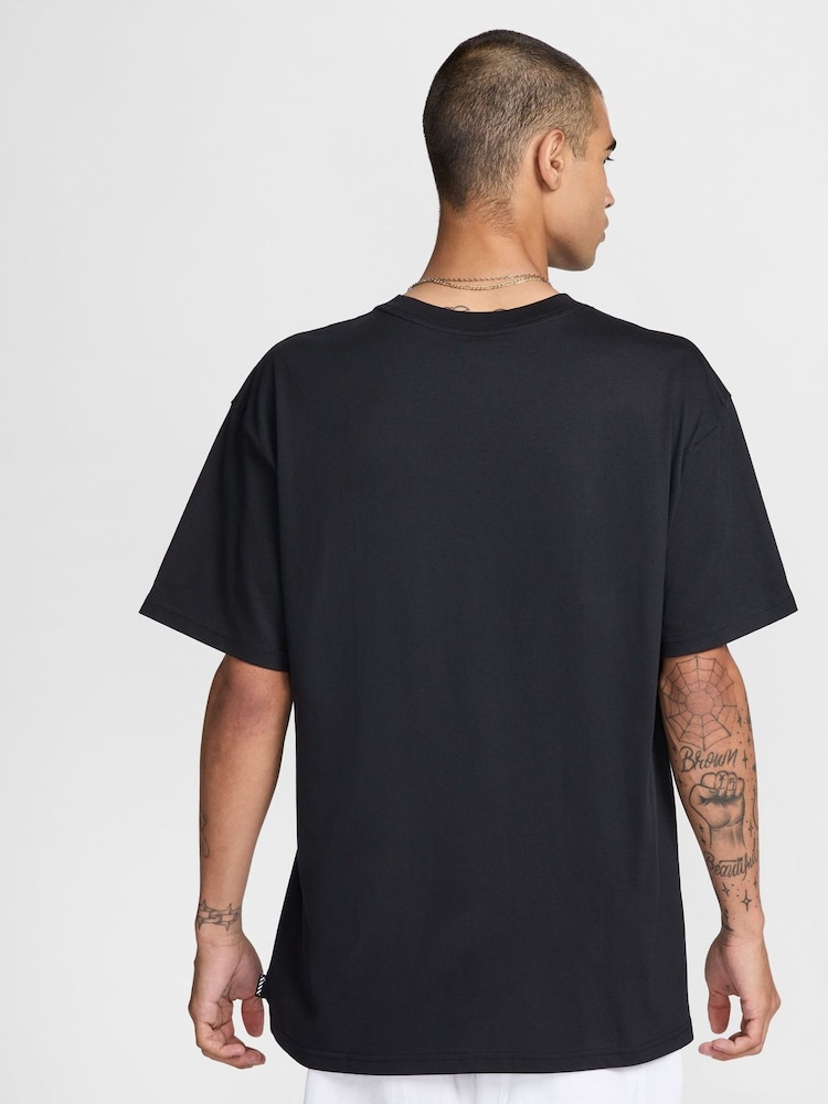 Nike Black Sportswear Air Graphic T-Shirt - Image 2 of 3