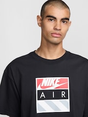 Nike Black Sportswear Air Graphic T-Shirt - Image 3 of 3