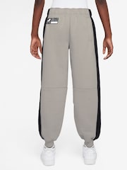 Nike College Grey Air Fleece 100% Cotton Joggers - Image 2 of 3